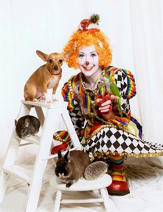 Colors the Clown with her Animal Friends!